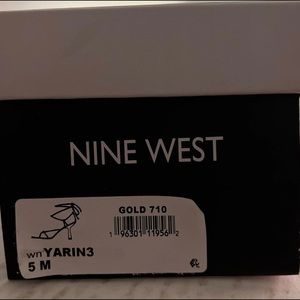 Nine west gold heels